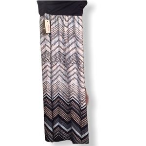 NWT I.N. Studio PL Long skirt blue